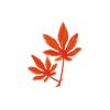 造花/二ッ葉紅葉赤