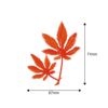 造花/二ッ葉紅葉赤