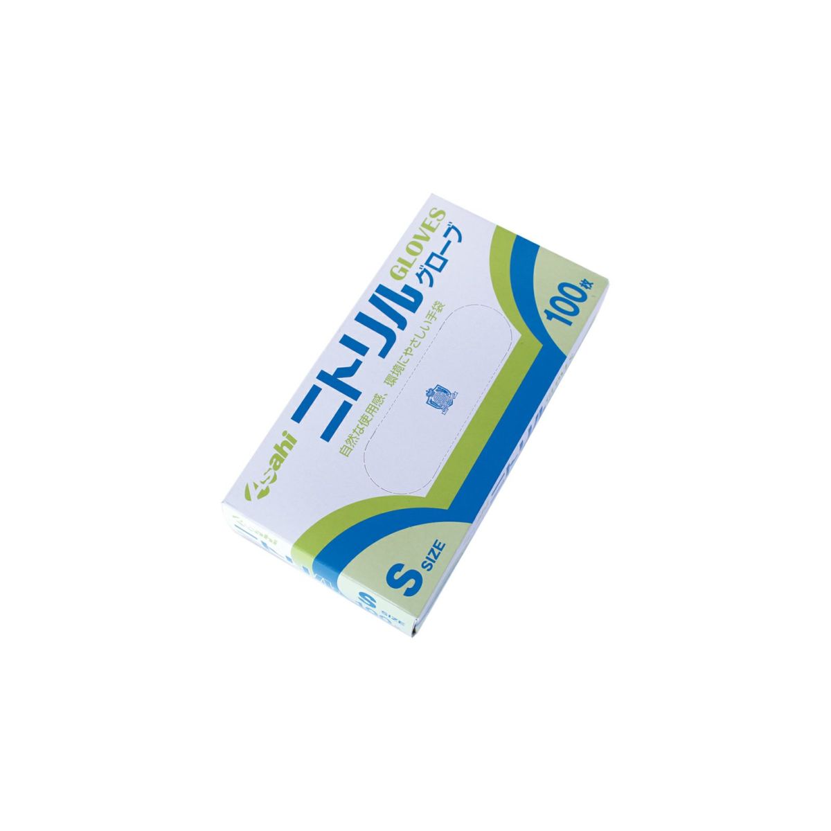 ニトリルグローブ パウダー付き ホワイト (100枚入)S