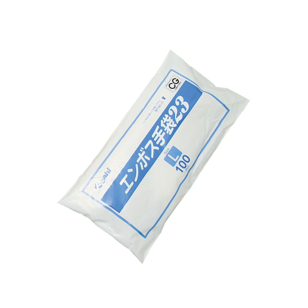 エンボス手袋２３ ナチュラル 袋入L