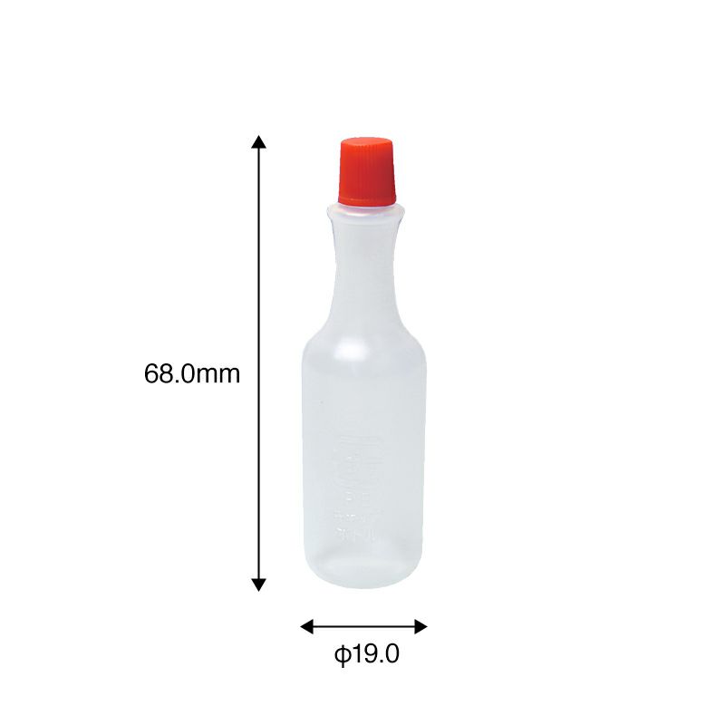 ポリ容器・たれびん)ポリ容器　ビン大 (約10cc)