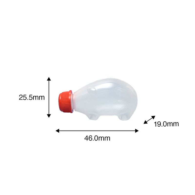 ポリ容器・たれびん)ポリ容器　ブタ広口 (約8.5cc)