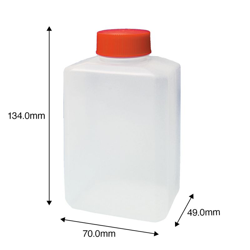 ポリ容器・たれびん)ポリ容器　角４００Ｒ (約350cc・340個)※ケース販売のみ※